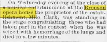 Hotel Farr - Jan 9 1885 Article